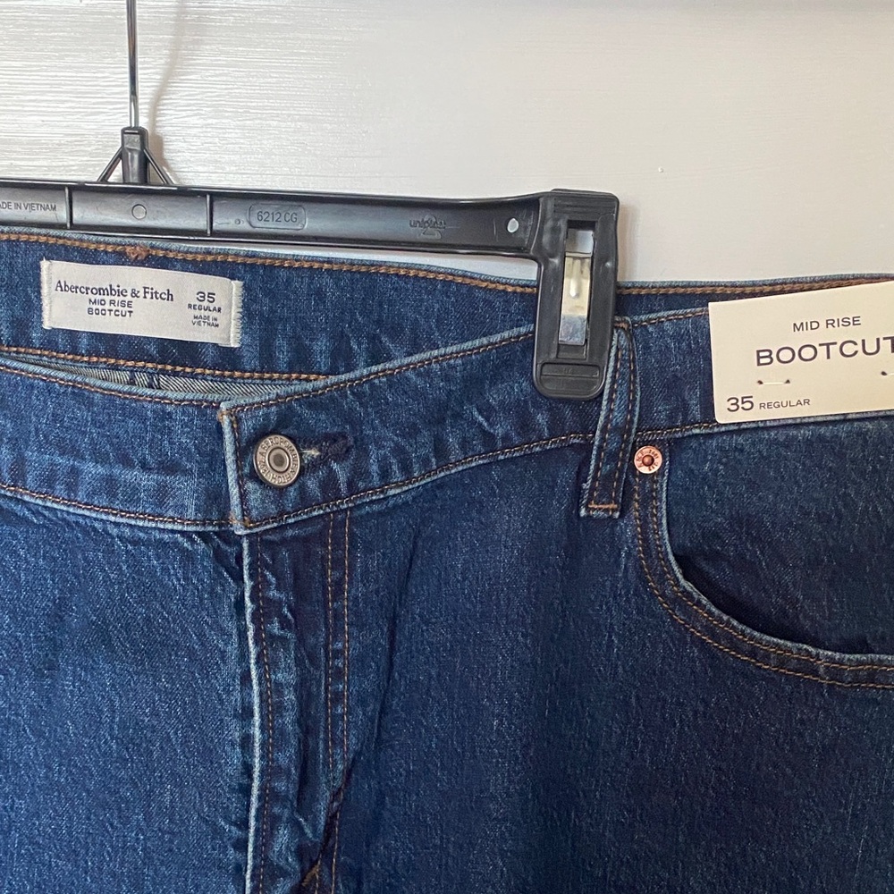 Abercrombie & Fitch Blue Bootcut Jeans